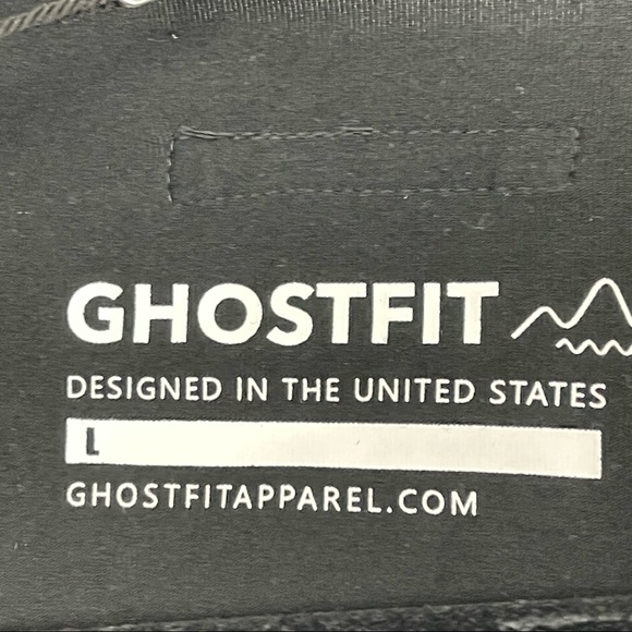 NEW • GHOSTFIT Legacy Long Sleeved Athletic Shirt in Black - Picture 5 of 6